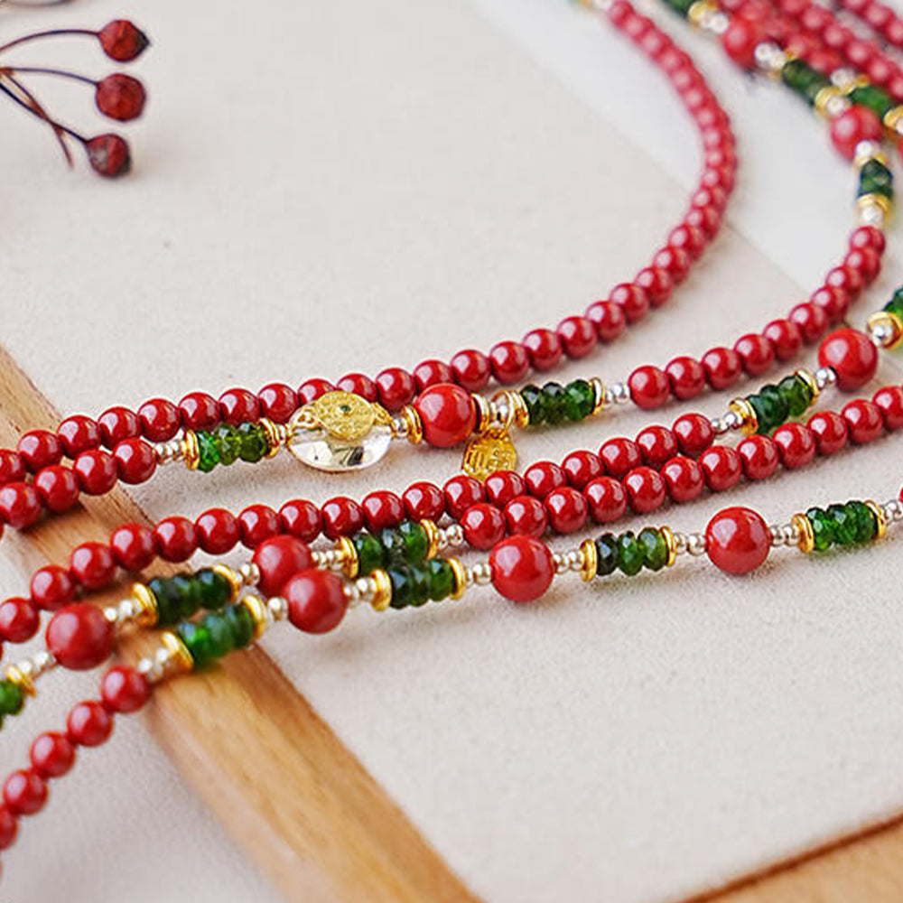 Aurora's Ember Necklace|凤来仪